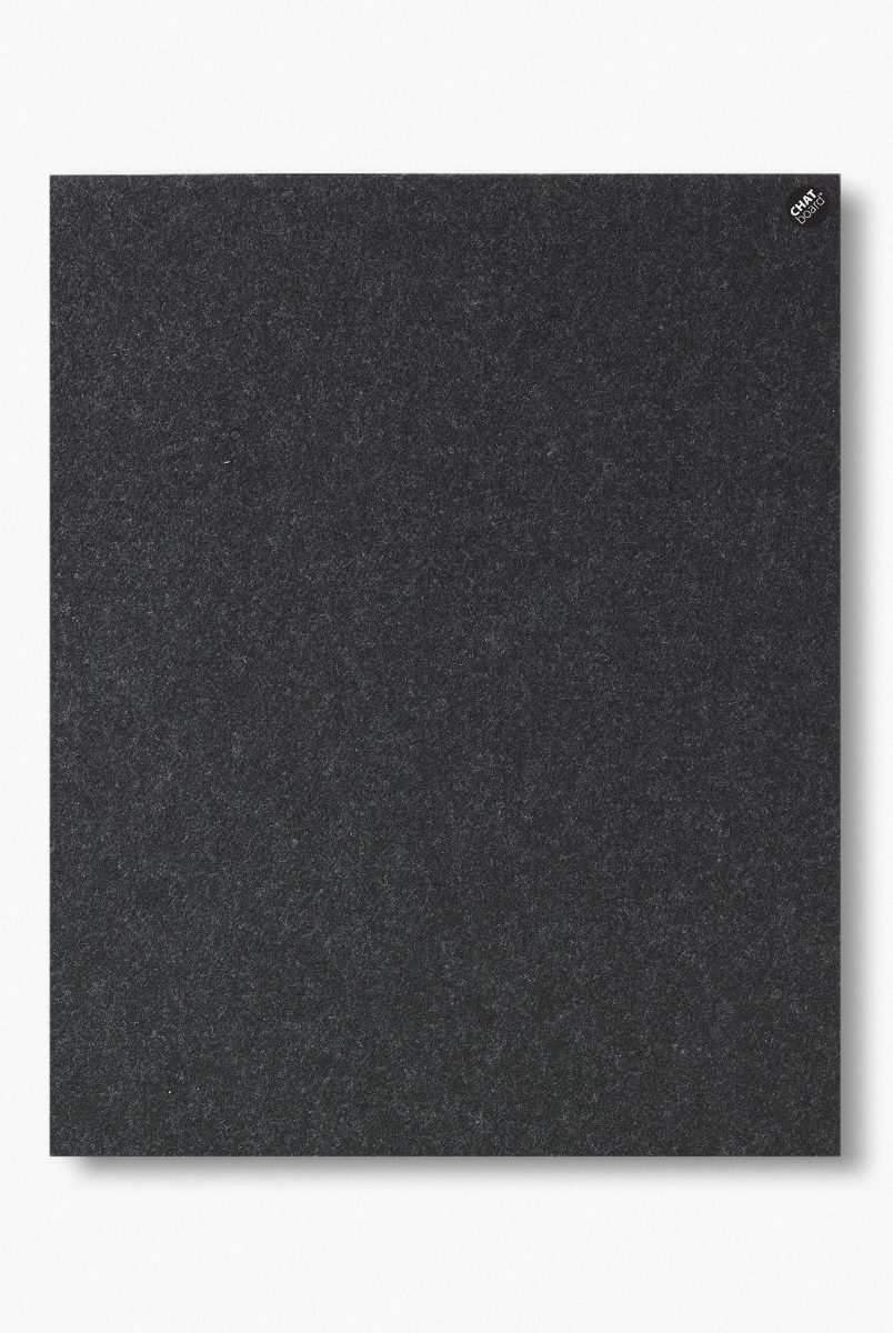 CHAT-BOARD-BuzziFelt-Anthracite-gallery CHAT BOARD BuzziFelt magnetic pinboard in Anthracite