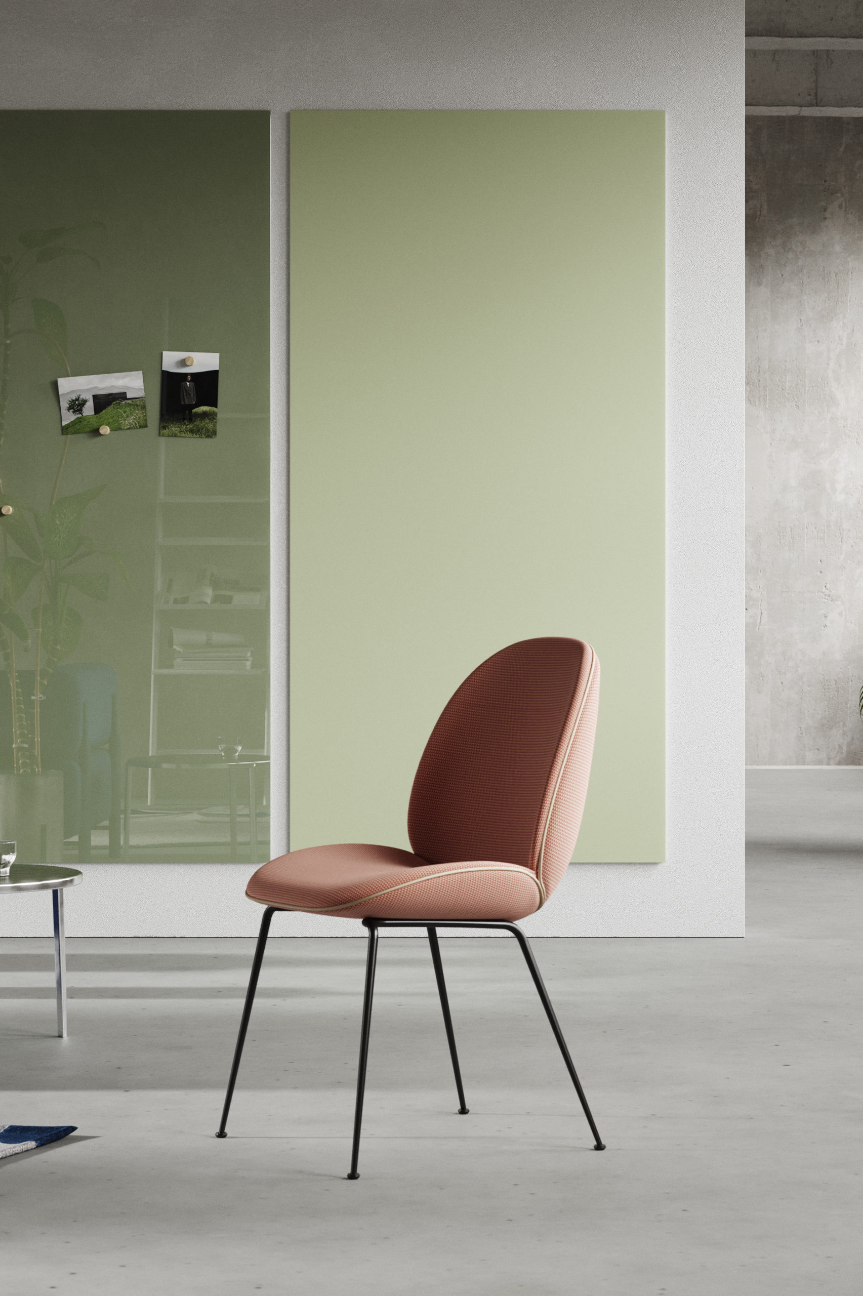 CHAT BOARD Matt in Lily and Classic in Army Green - gallery image