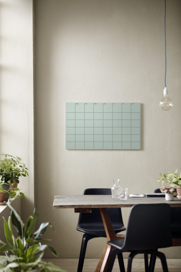 CHAT BOARD Week Planner 50x80 in Khaki, small grid