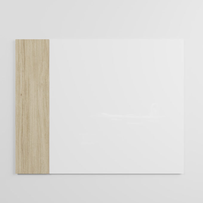CHAT BOARD Classic Crafted 120x150 cm in Pure White