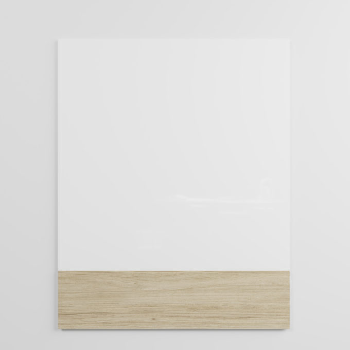 CHAT BOARD Classic Crafted 120x150 cm in Pure White