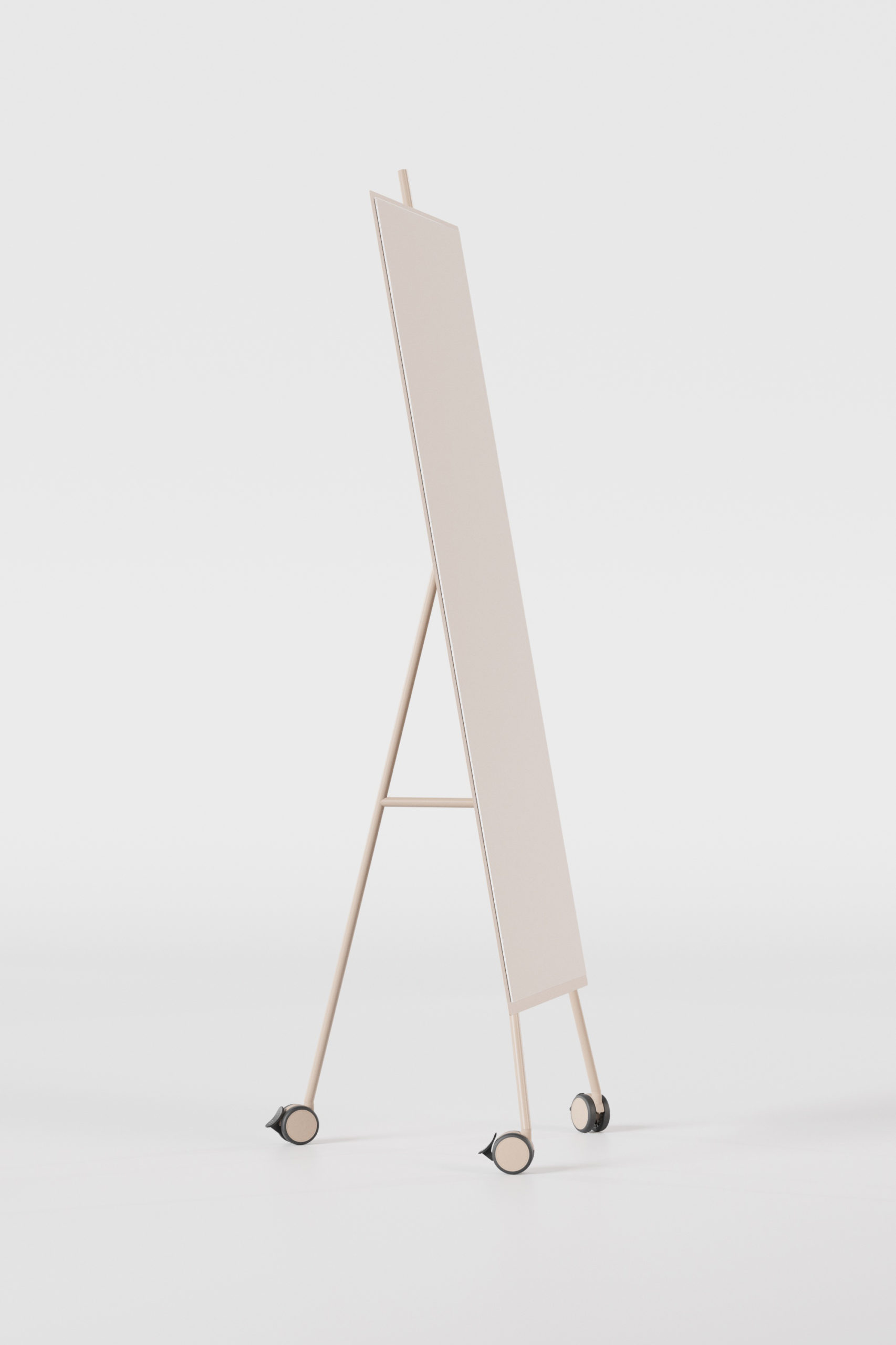 CHAT-BOARD-Sprinter-Sand-side -portrait CHAT BOARD Sprinter mobile board in Sand/Sand - side view