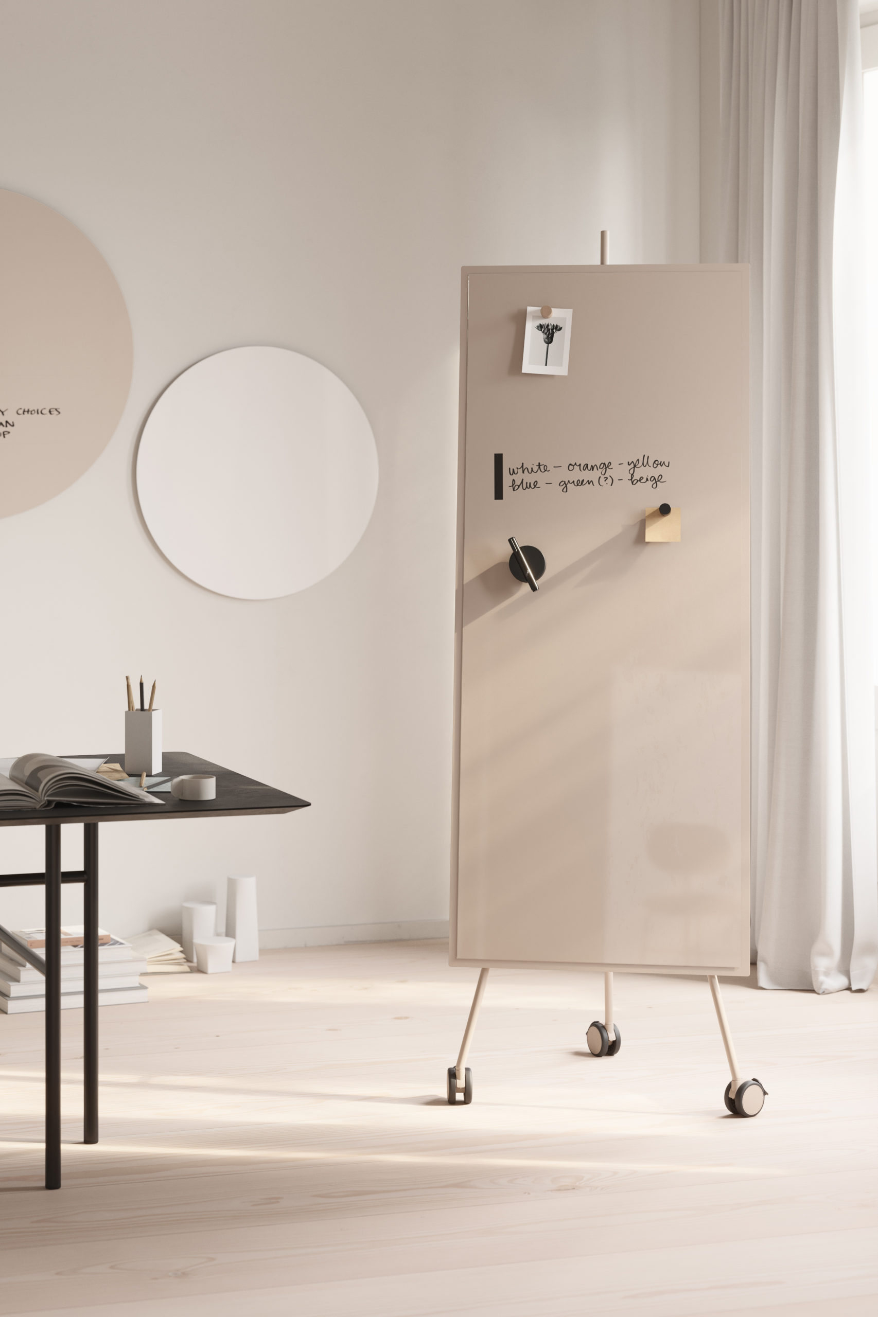CHAT-BOARD-Sprinter-ambient-3- gallery-edit CHAT BOARD Sprinter mobile board in Sand/Sand - 1 unit in interior - with Orbit boards
