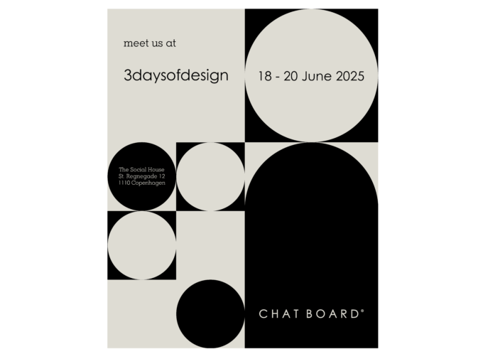 CHAT BOARD is part of 3daysofdesign 2025