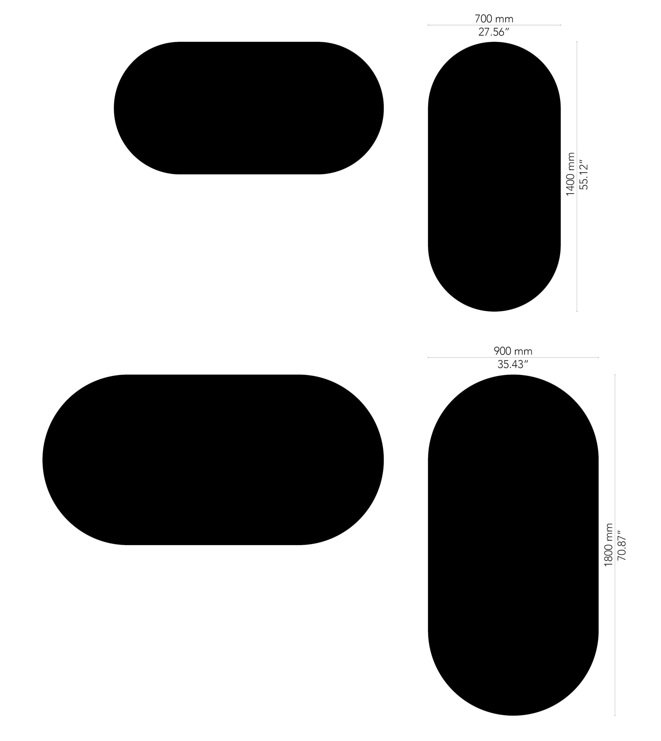 CHAT BOARD Ambit sizes drawing