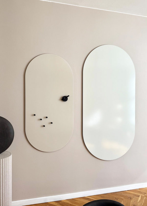 Ambit 70x140 cm in Sand and Ambit 90x180 cm in Stone - matt finish