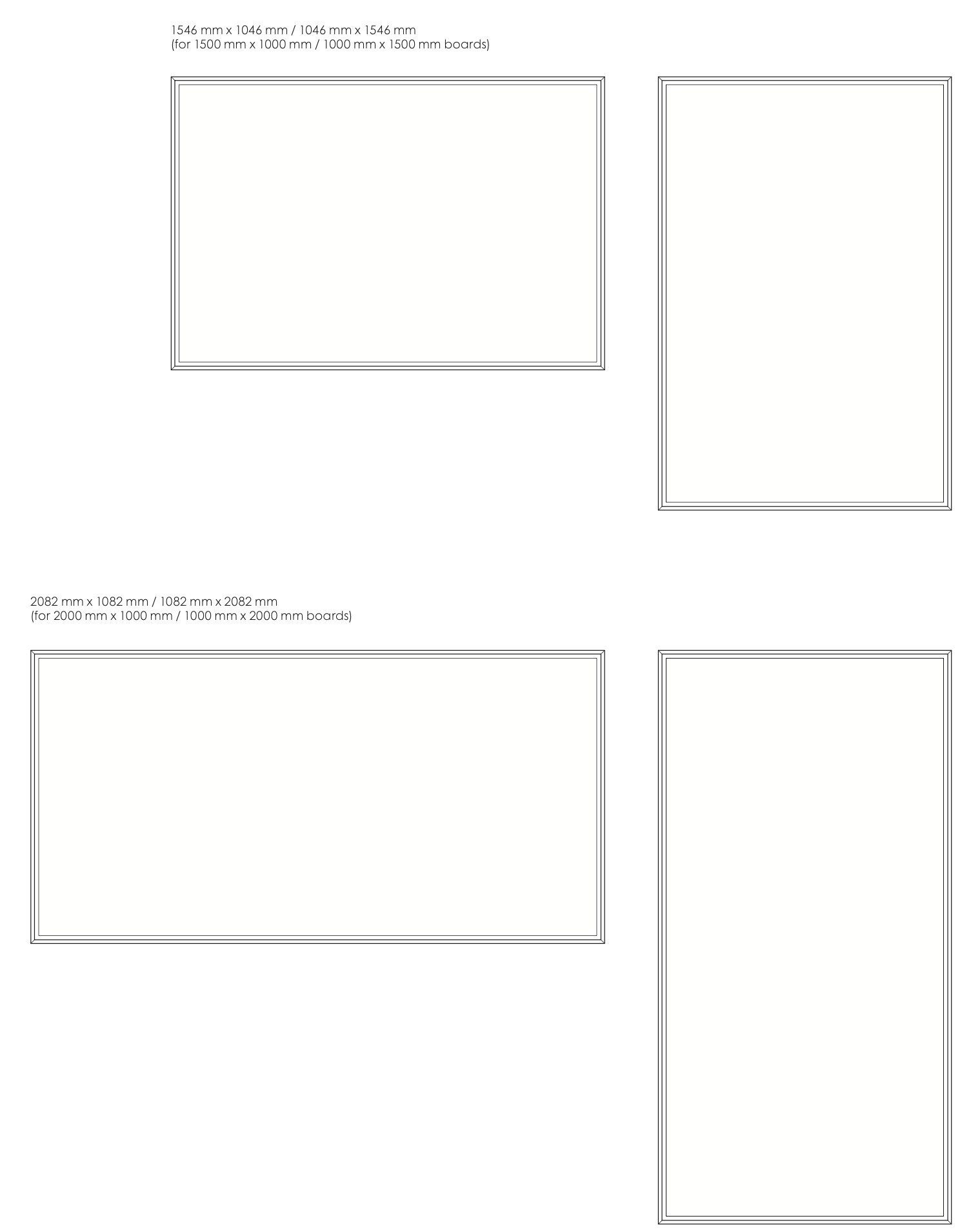 GALLERY DIMENSIONS